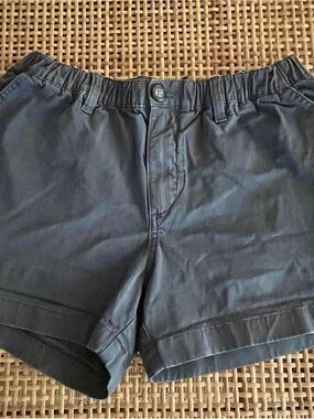 Chubbies original shorts navy blue 4 inch inseam Flat Front Shorts. Size Small.